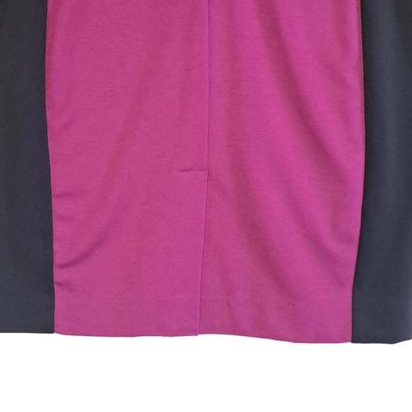 Narciso Rodriguez Design Nation Dress Mulberry Black Long Sleeve Sheath Medium - Picture 9 of 16